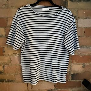 Anine Bing striped pocket tee